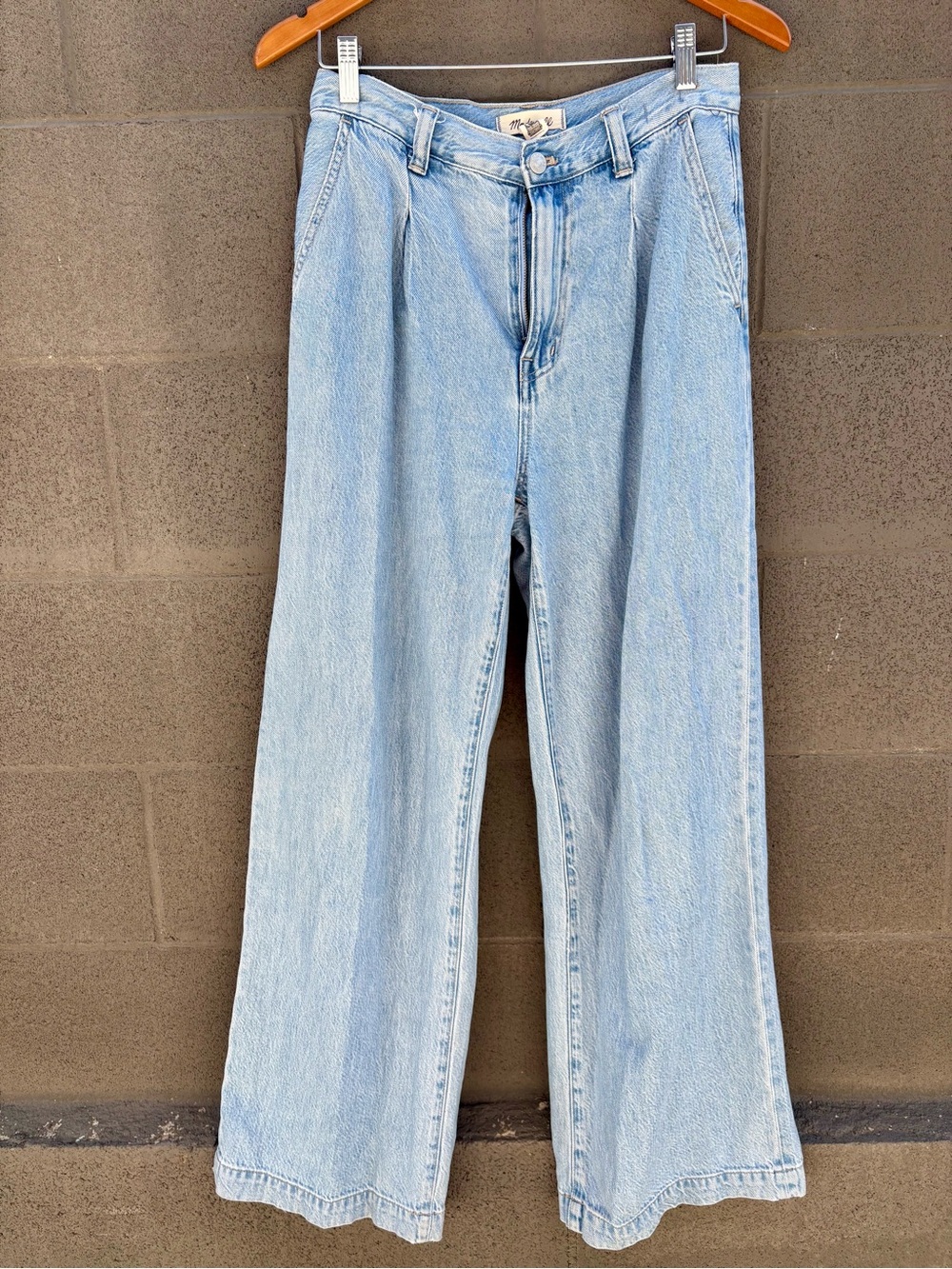Madewell Light Blue Wide-Leg Jeans